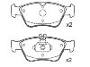 тормозная кладка Brake Pad Set:002 420 96 20