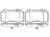 刹车片 Brake Pad Set:003 420 42 20