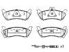 Plaquettes de frein Brake Pad Set:163 420 05 20