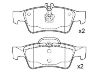 Brake Pad Set:003 420 51 20