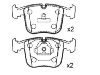 刹车片 Brake Pad Set:34 11 1 160 296