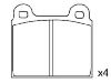 тормозная кладка Brake Pad Set:251 698 151 D