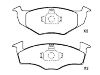 刹车片 Brake Pad Set:1H0 698 151 A