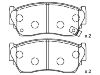 тормозная кладка Brake Pad Set:D1060-50Y90