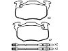 Bremsbelagsatz, Scheibenbremse Brake Pad Set:95 659 616