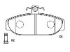 тормозная кладка Brake Pad Set:270 195