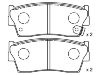 Brake Pad Set:55200-60810