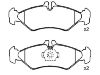 Bremsbelagsatz, Scheibenbremse Brake Pad Set:003 420 64 20