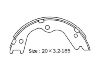 刹车蹄片 Brake Shoe Set:NN2073
