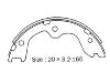 Kit mâchoire de frein Brake Shoe Set:NN2076