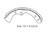 刹车蹄片 Brake Shoe Set:41060-W9626