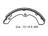 刹车蹄片 Brake Shoe Set:NN4041