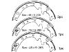 Kit mâchoire de frein Brake Shoe Set:5-88455-003-0