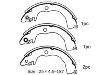 Kit mâchoire de frein Brake Shoe Set:NR4034