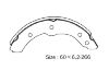 刹车蹄片 Brake Shoe Set:NN1084