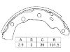 刹车蹄片 Brake Shoe Set:K6733