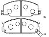 Pastillas de freno Brake Pad Set:04465-14061