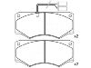 Plaquettes de frein Brake Pad Set:190 6243