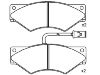 刹车片 Brake Pad Set:190 6183