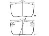 Plaquettes de frein Brake Pad Set:190 6216