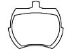 Plaquettes de frein Brake Pad Set:GBP90177