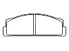 Plaquettes de frein Brake Pad Set:4 434 817
