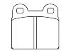 Bremsbelagsatz, Scheibenbremse Brake Pad Set:0060 712 608