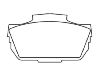 刹车片 Brake Pad Set:78 68 284