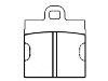 тормозная кладка Brake Pad Set:111 698 151 A