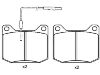 刹车片 Brake Pad Set:001 367 50 00