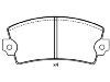 Bremsbelagsatz, Scheibenbremse Brake Pad Set:77 01 200 320