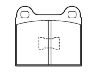 Pastillas de freno Brake Pad Set:171 698 151 E