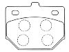 Bremsbelagsatz, Scheibenbremse Brake Pad Set:04491-87701