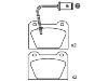 Bremsbelagsatz, Scheibenbremse Brake Pad Set:GBP90259