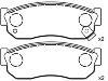 刹车片 Brake Pad Set:41060-01A26