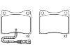 тормозная кладка Brake Pad Set:1 637 873