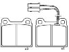 Pastillas de freno Brake Pad Set:0060 720 645