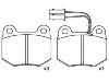 Pastillas de freno Brake Pad Set:0060 728 434