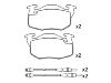 Bremsbelagsatz, Scheibenbremse Brake Pad Set:4250.91