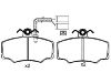 Bremsbelagsatz, Scheibenbremse Brake Pad Set:0060 765 018