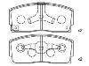 тормозная кладка Brake Pad Set:04491-87101