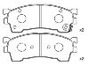 刹车片 Brake Pad Set:CBY0-33-28Z