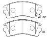 тормозная кладка Brake Pad Set:41060-58Y85