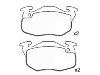 Bremsbelagsatz, Scheibenbremse Brake Pad Set:4251.37