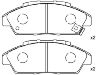 тормозная кладка Brake Pad Set:45022-SM2-000