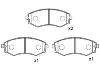 Plaquettes de frein Brake Pad Set:58101-17A00