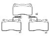 刹车片 Brake Pad Set:9 948 030