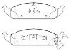 Bremsbelagsatz, Scheibenbremse Brake Pad Set:4 728 240