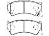 тормозная кладка Brake Pad Set:55810-64G00