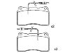 Plaquettes de frein Brake Pad Set:9 404 252 548